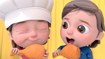 Delicious Foods Toy Cartoon video for Kids, good habits, helping for the parents