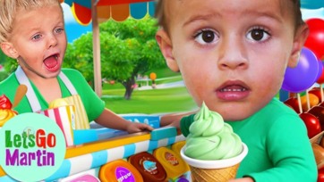 Do You Like the Ice Cream? Have a Fun with The little Twins and Tifani